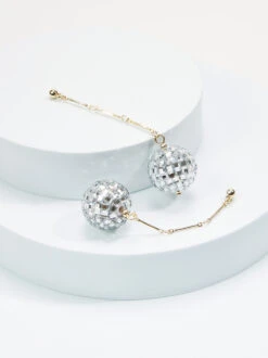 Disco Ball Dangle Earrings