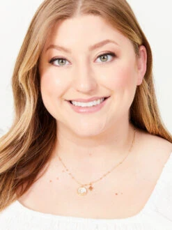 Moon Medallion Necklace -ChicAura Store 000154 N08527CLG1 GOLD 06