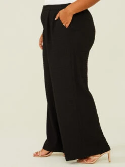 Lilibet Textured Pants -ChicAura Store 000196 XSP8922 BLACK 03