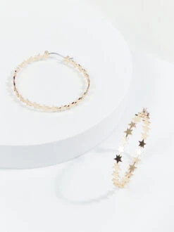 ChicAura Store 29 A Million Stars Hoop Earrings