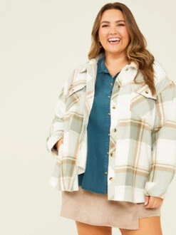 Lori Shacket 8 Lori Shacket -ChicAura Store 000921 J1721PFKBS SAGE 01