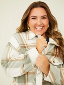 Lori Shacket 11 Lori Shacket -ChicAura Store 000921 J1721PFKBS SAGE 04