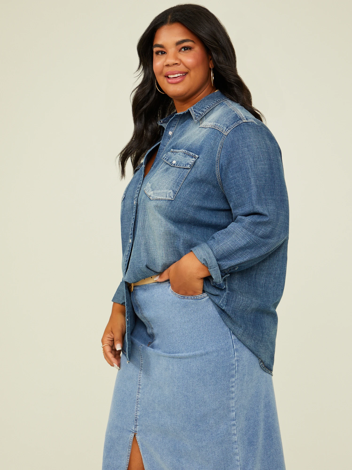 Elena Denim Top 3 Elena Denim Top - Image 3