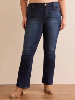 Avery Bootcut Jeans -ChicAura Store 000940 113005 DARK WASH 02