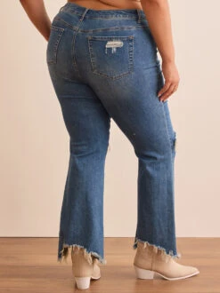 Cory Incrediflex Bootcut Jeans -ChicAura Store 000940 19399 DESTRUCTED MEDIUM WASH 04