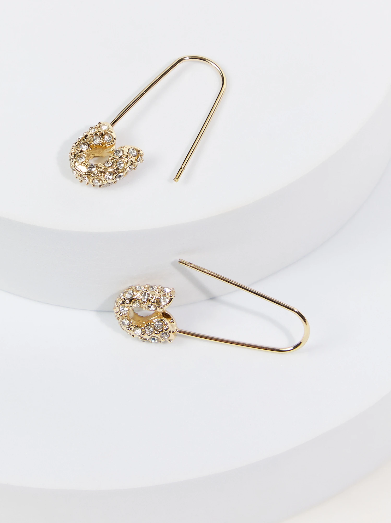 Rhinestone Paperclip Earrings 1 Rhinestone Paperclip Earrings