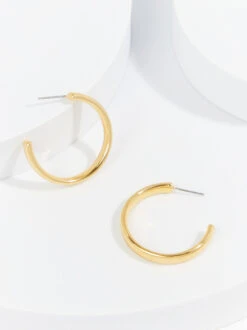 18k Gold Victoria Hoop Earrings