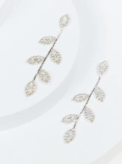 Rhinestone Vine Earrings