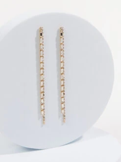 Hailey Rhinestone Earrings