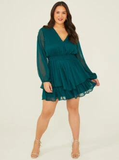 Alma Shimmer Romper