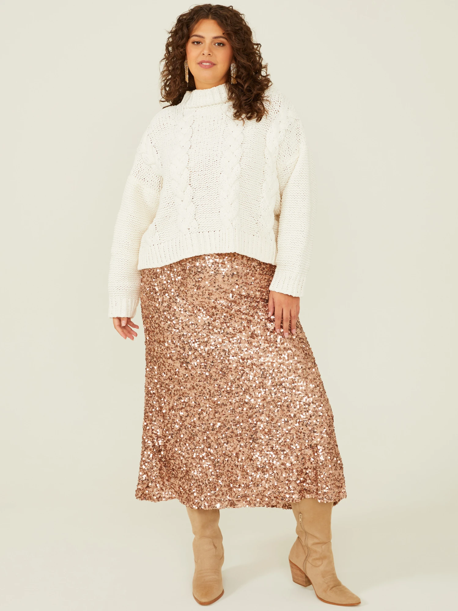 Cameron Sequin Maxi Skirt 2 Cameron Sequin Maxi Skirt - Image 2