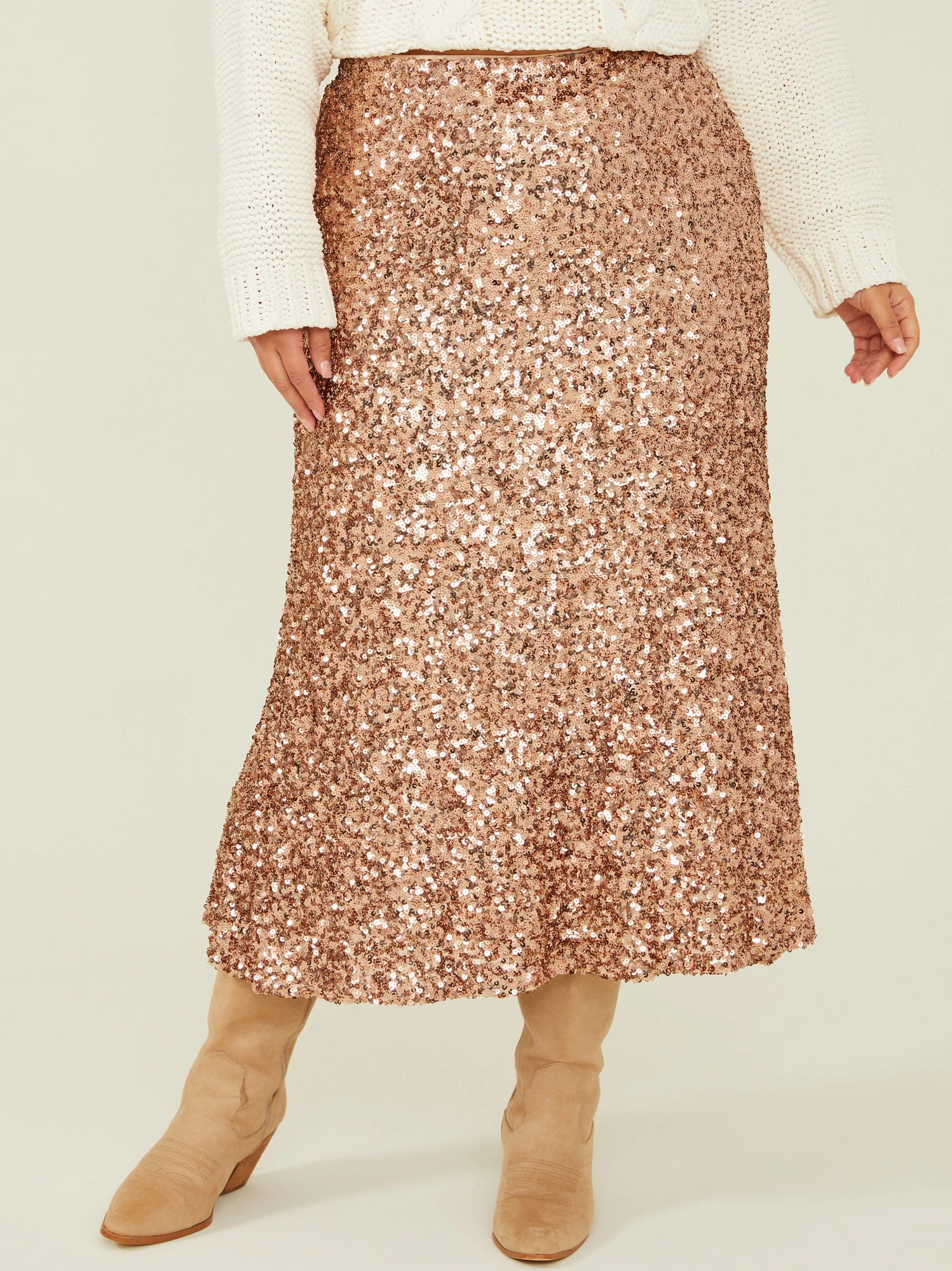 Cameron Sequin Maxi Skirt 3 Cameron Sequin Maxi Skirt - Image 3