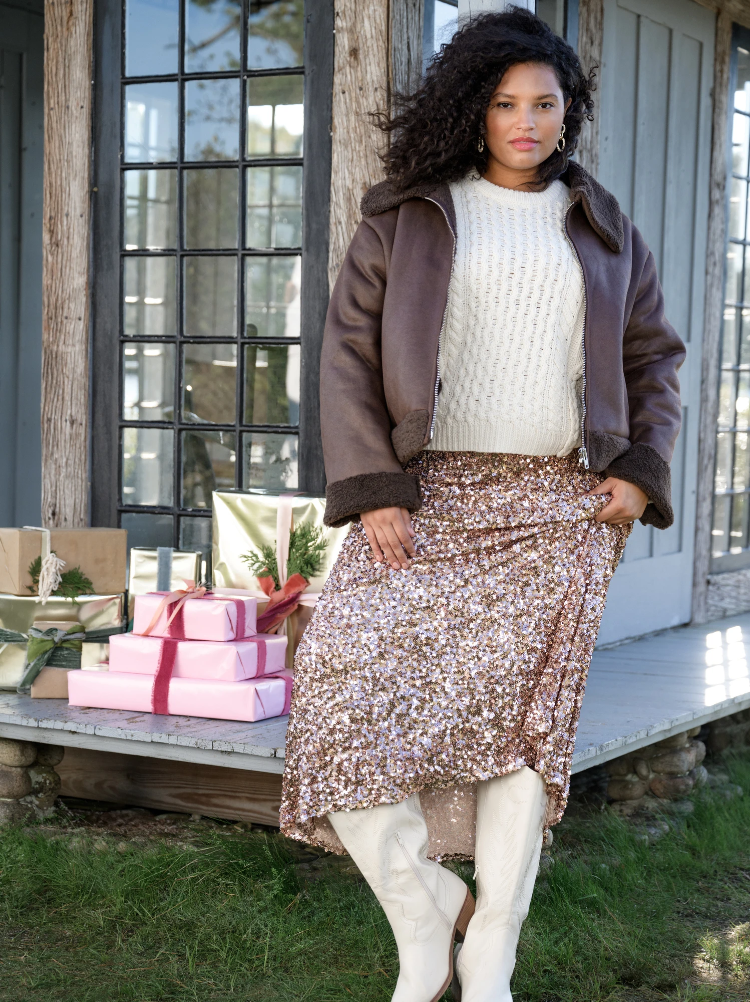 Cameron Sequin Maxi Skirt 1 Cameron Sequin Maxi Skirt