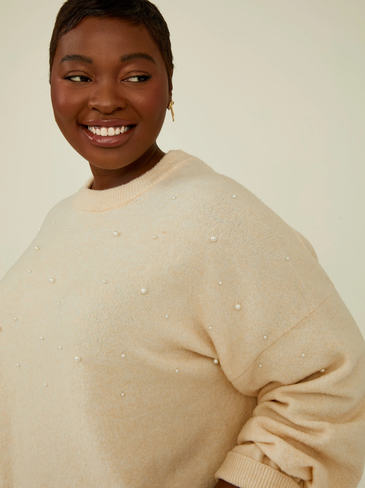 Marigold Pearl Sweater 1 Marigold Pearl Sweater