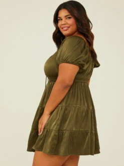 Claire Dress -ChicAura Store 001761 ISC1951D 7ASP OLIVE 02