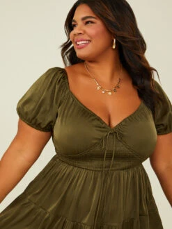 Claire Dress -ChicAura Store 001761 ISC1951D 7ASP OLIVE 04