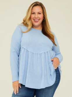 Huxley Waffle Long Sleeve Top