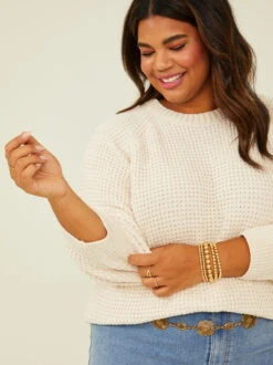 Wrenlee Sweater -ChicAura Store 001913 FA2337837ARW PEARL 04