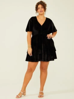 Tallulah Velvet Dress