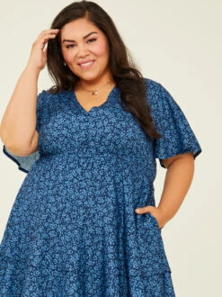 Tallulah Dress 7 Tallulah Dress -ChicAura Store 001950 BD6270P AS NAVY BLUE 02