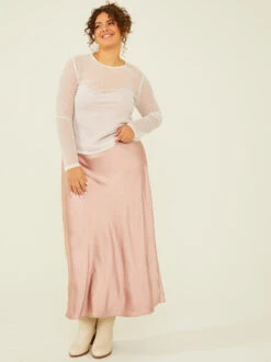 Nellie Sheer Pearl Top