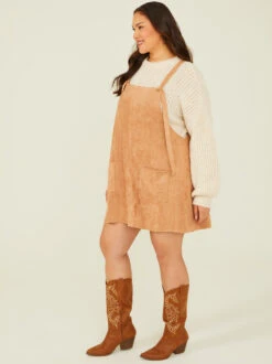 Leighton Suede Skirtall -ChicAura Store 001950 PSP4499E AS CAMEL 02