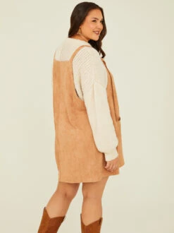 Leighton Suede Skirtall -ChicAura Store 001950 PSP4499E AS CAMEL 03