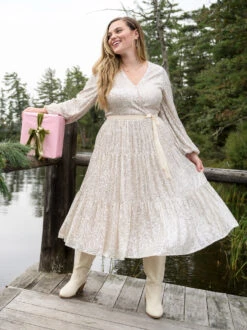 Reign Sequin Midi Dress