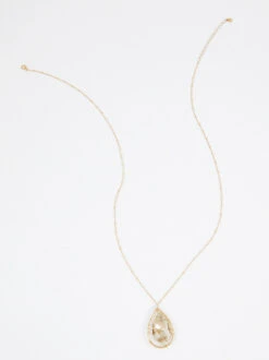 Carmella Necklace -ChicAura Store 001991 N165125 J2WG WORN GOLD 03