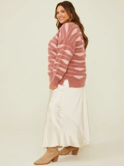 Lily-Rose Sweater -ChicAura Store 002058 IE4214B ROSE DK 02