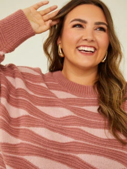 Lily-Rose Sweater -ChicAura Store 002058 IE4214B ROSE DK 04