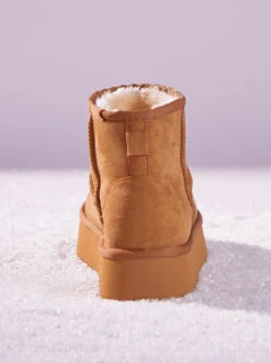 Cloud Wide Width Booties -ChicAura Store 002065 MINI W ARU TAN 02