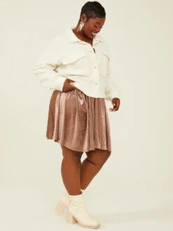 Dylan Sherpa Shacket -ChicAura Store 003017 ACT11040AR IVORY 02