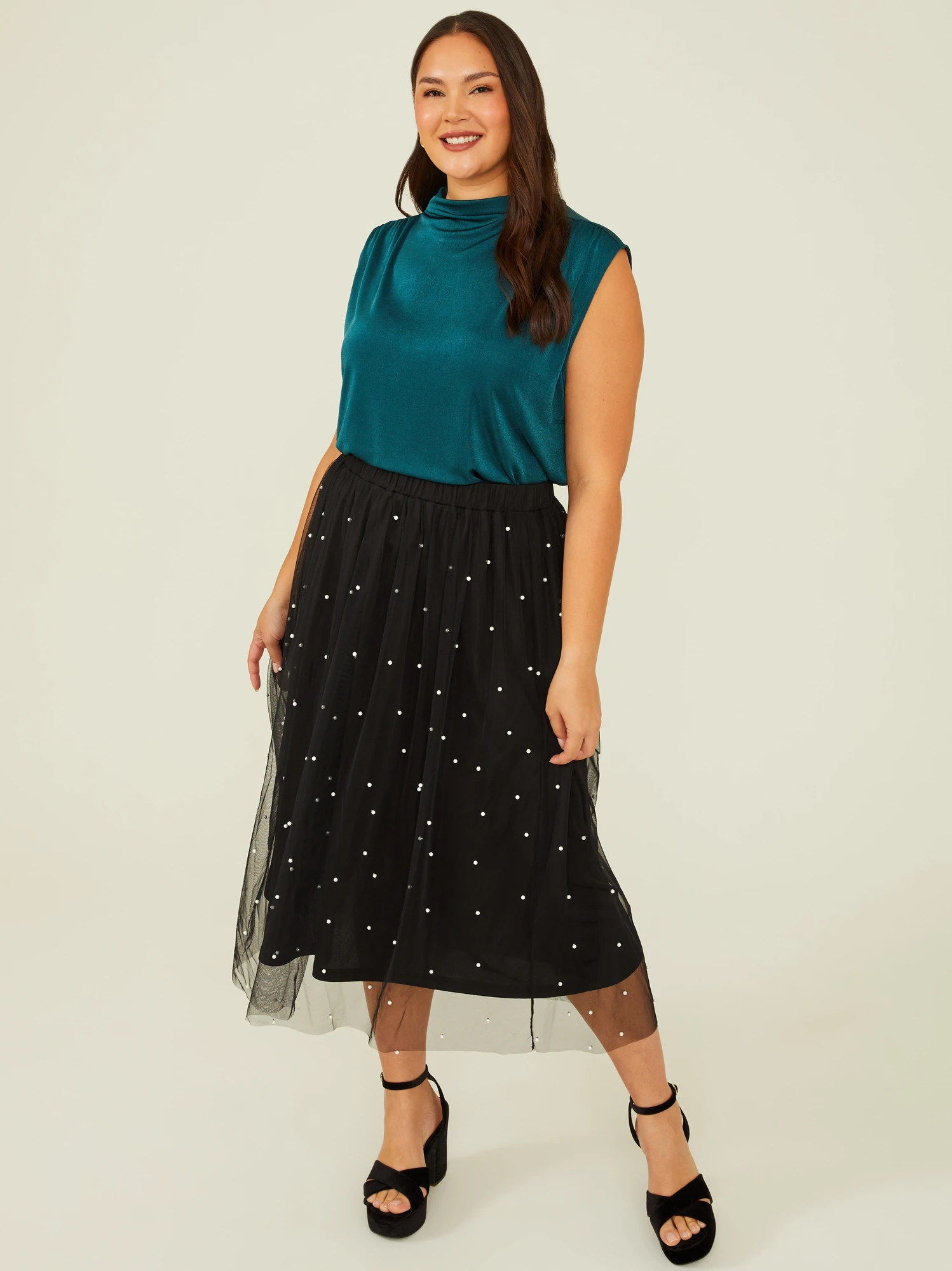 Juni Mock Neck Bodysuit 2 Juni Mock Neck Bodysuit - Image 2