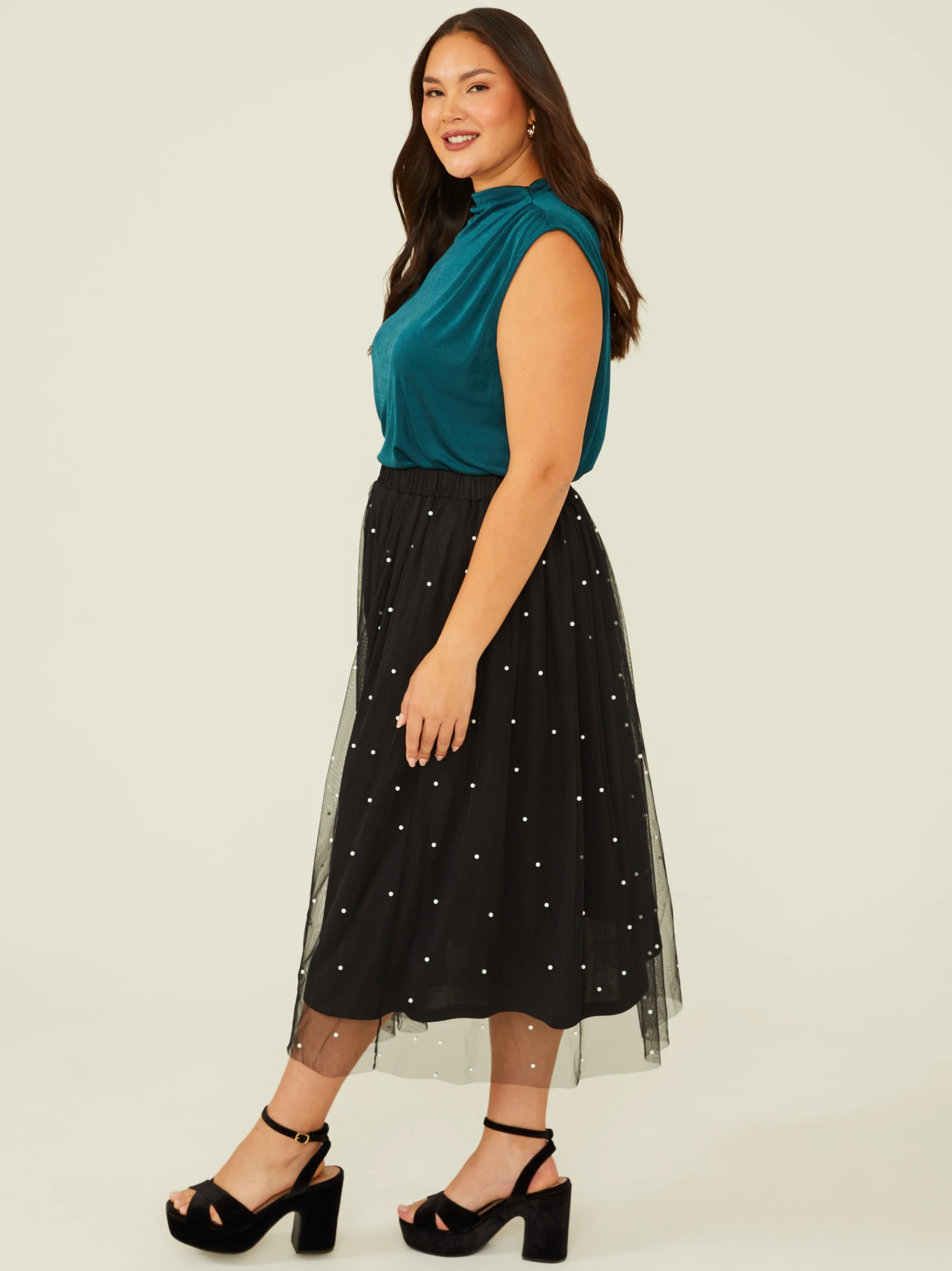 Juni Mock Neck Bodysuit 3 Juni Mock Neck Bodysuit - Image 3