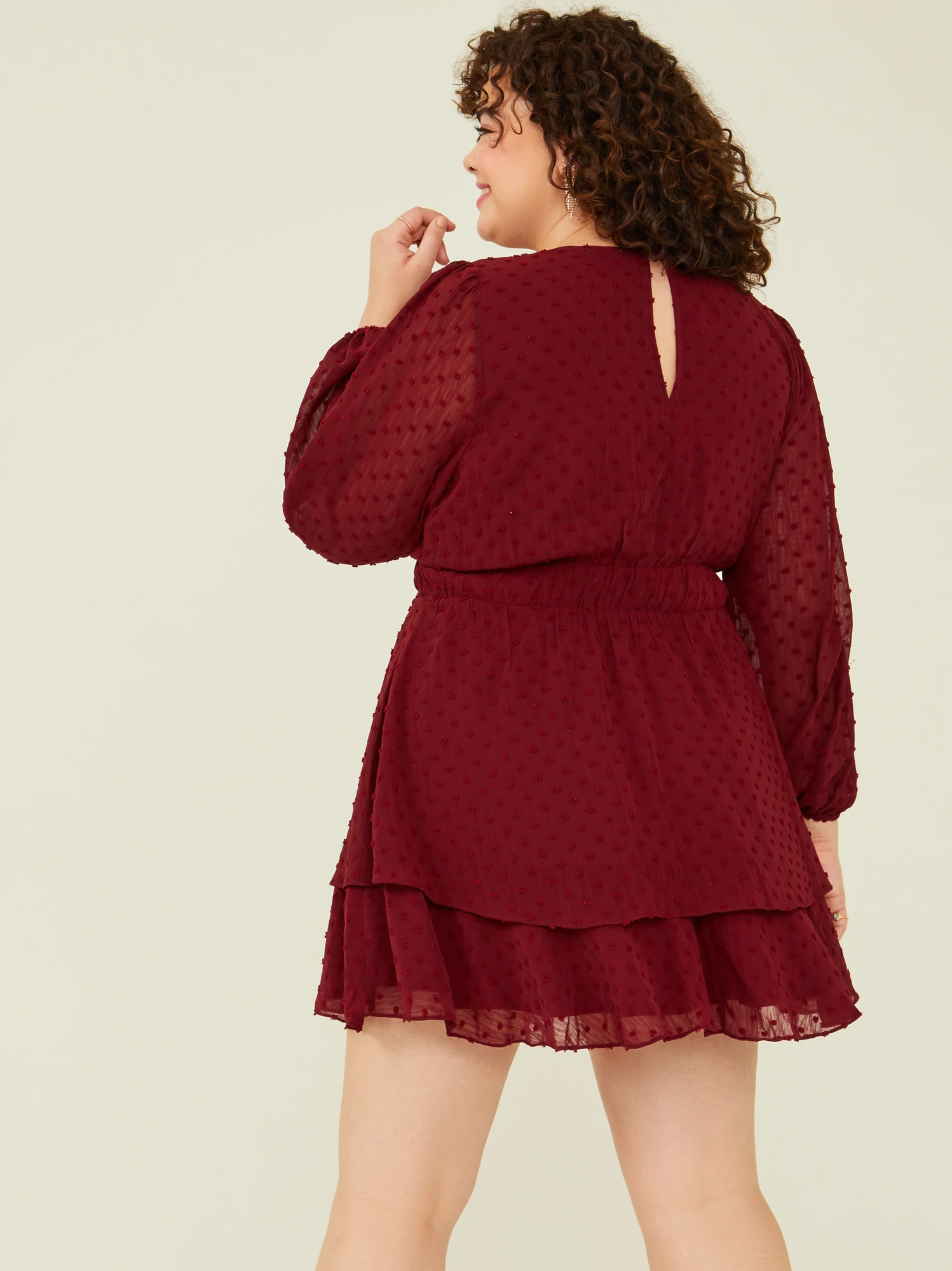 Adelyn Clipdot Dress 3 Adelyn Clipdot Dress - Image 3