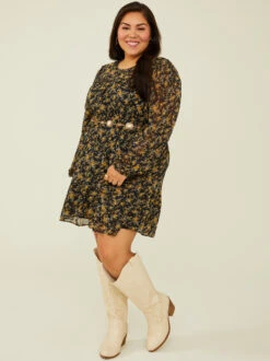 ChicAura Store -ChicAura Store 003041 PLD46374 018 BLACK MULTI 01