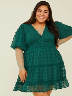 Featured Products -ChicAura Store 003041 PLD46610 018 HUNTER GREEN 01