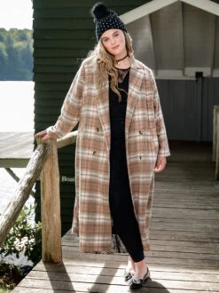 Clover Plaid Fleece Jacket
