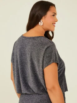 Emily Shimmer Top 8 Emily Shimmer Top -ChicAura Store 004015 AE4233PLAR BLACK 03