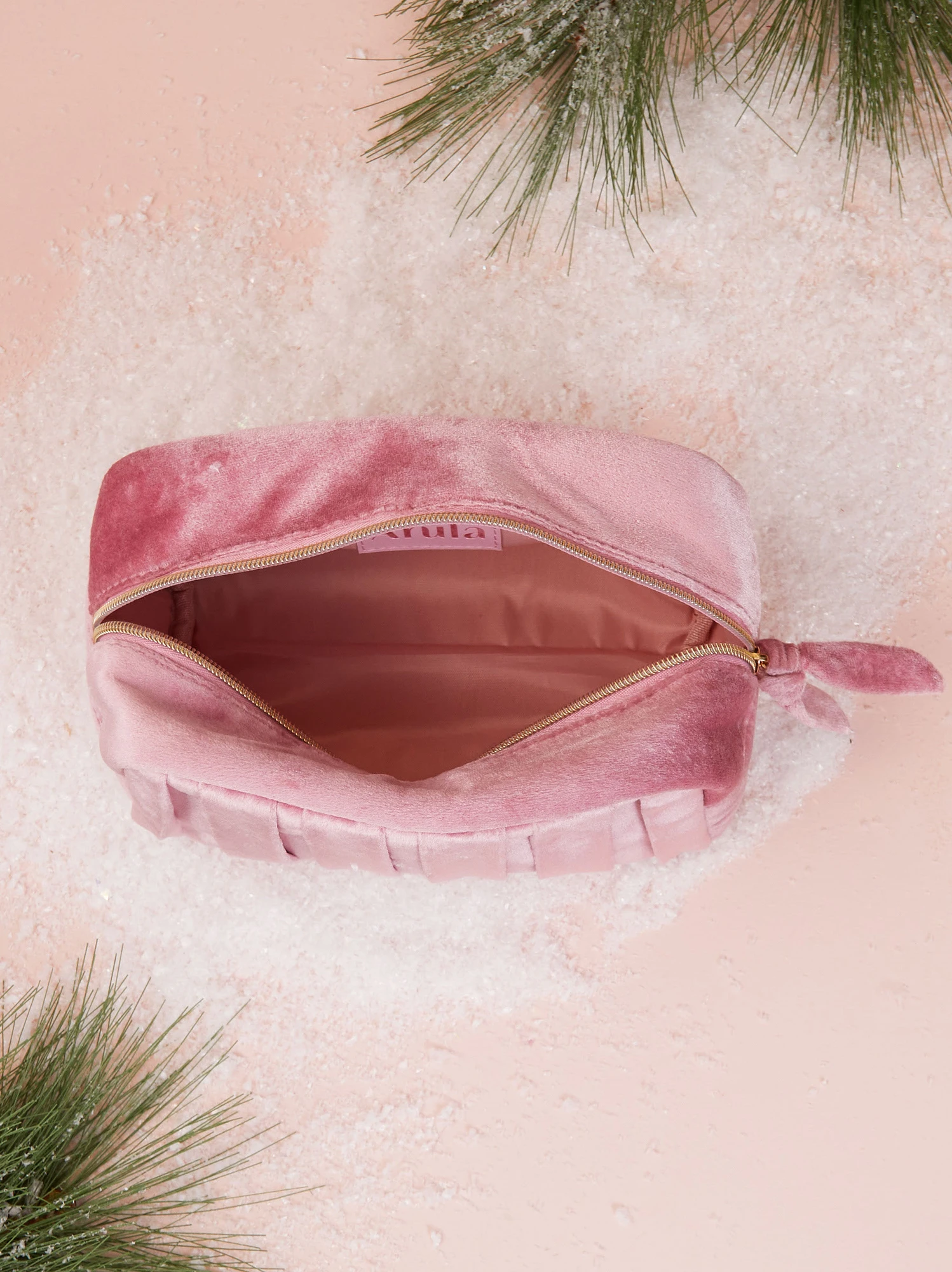 Velvet Cosmetic Bag 2 Velvet Cosmetic Bag - Image 2