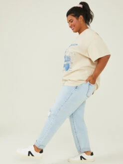 Bronco Sun Tee -ChicAura Store 004094 12PXFRD0024 SAND 02