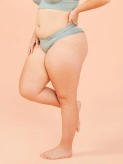 Microfiber Cheeky Undie -ChicAura Store 004141 ARPT22074 CHINOIS GREEN 03