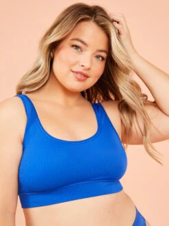 Rib Crop Tank Bralette