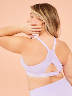 Lace Back Scoop Bralette -ChicAura Store 004163 ARL 2204 DIGITAL LAVENDER 03