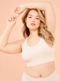 Seamless Cable Knit Bralette