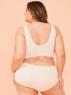 Seamless Ribbed Bralette -ChicAura Store 004173 DY141 PEACH WHIP 03