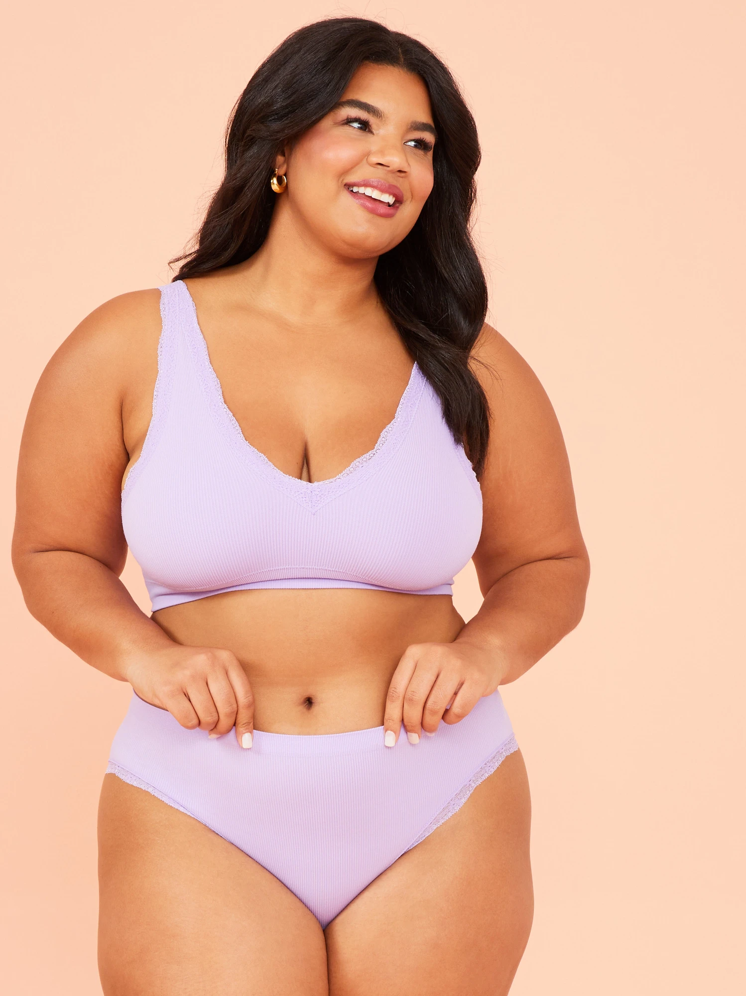 Seamless Ribbed High Leg Undie 1 Seamless Ribbed High Leg Undie