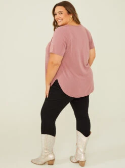 Avianna Top -ChicAura Store 004264 PT11461D 0180 MAUVE 04